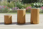 Waldanker Outdoor No. 1 | Eichenbaumstamm | perfekter Gartenhocker, Outdoor-Beistelltisch, Garten-Podest