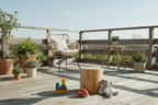 Waldanker for Kids - Outdoor | Outdoor-Baumstammhocker für Kinder aus Eichenholz | 3 Sitzhöhen