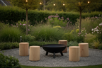 Waldanker Outdoor No. 1 | Eichenbaumstamm | perfekter Gartenhocker, Outdoor-Beistelltisch, Garten-Podest